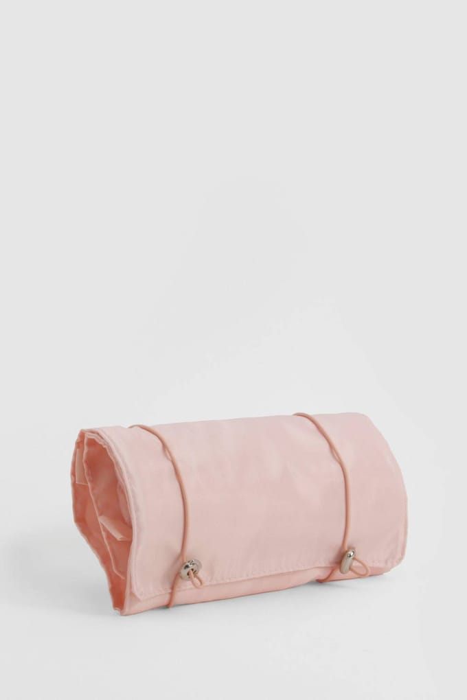 boohoo Dames Vouwbare Reisspullen Cosmetic & Make-up Organizer | Roze