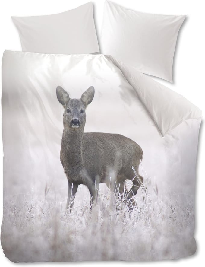 Beddinghouse Snow Deer Dekbedovertrek - Tweepersoons - 200x200/220 cm - Grey