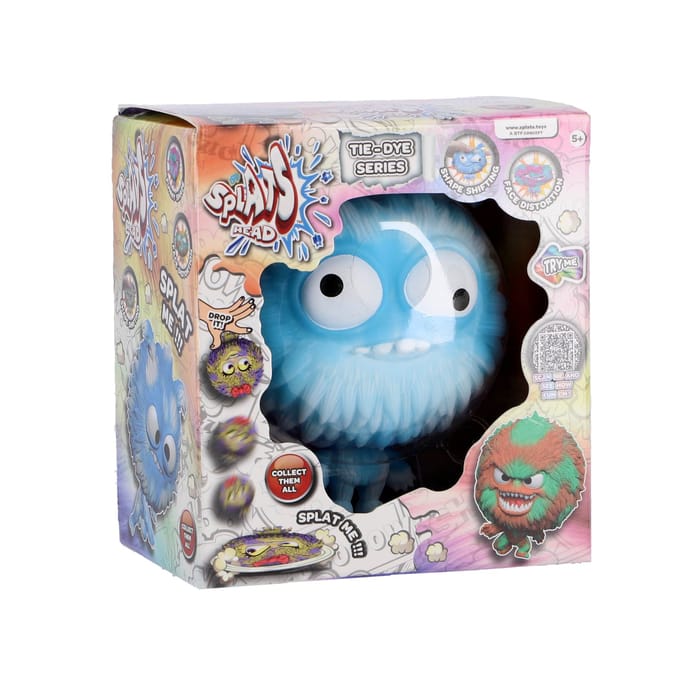 Splats Head Tie Dye Animal 11 cm.