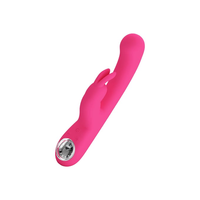 Pretty Love - Lamar - Rabbit Vibrator- Tarzan Vibrator - Met LCD Display - Roze