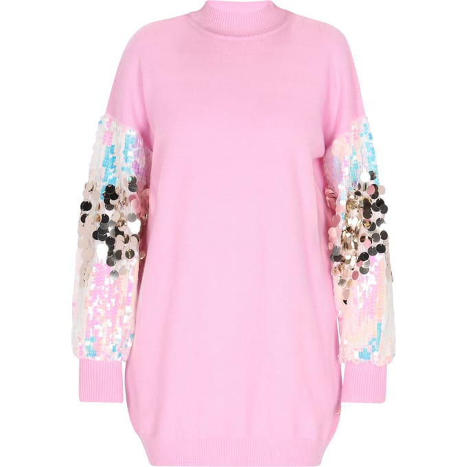 IZIA Jurk Dames lichtroze