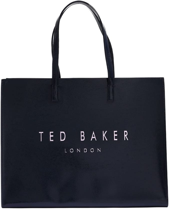 Ted Baker schoudertas Caarmen Printed Crinkle Icon Bag Navy donkerblauw