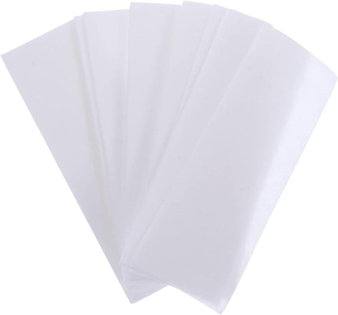 Wax Papier Strips - Ontharingsstrips - Haarverwijdering - Non-woven Materiaal - 200 Stuks - Wit