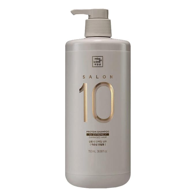 [Mise en scène] Shampooing Salon 10 Protéines Pour Cheveux Extrêmement Abîmés 1150ml gray