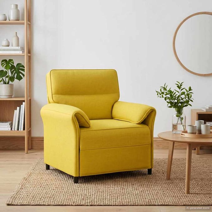 vidaXL - Bank - 100% - polyester - metalen - frame - MDF, - Multiplex