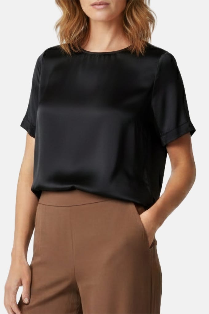 GUESS Marciano By Denise Ss Top Jet Black Größe: 44 | Hemden Outlet | Damen | Schwarz