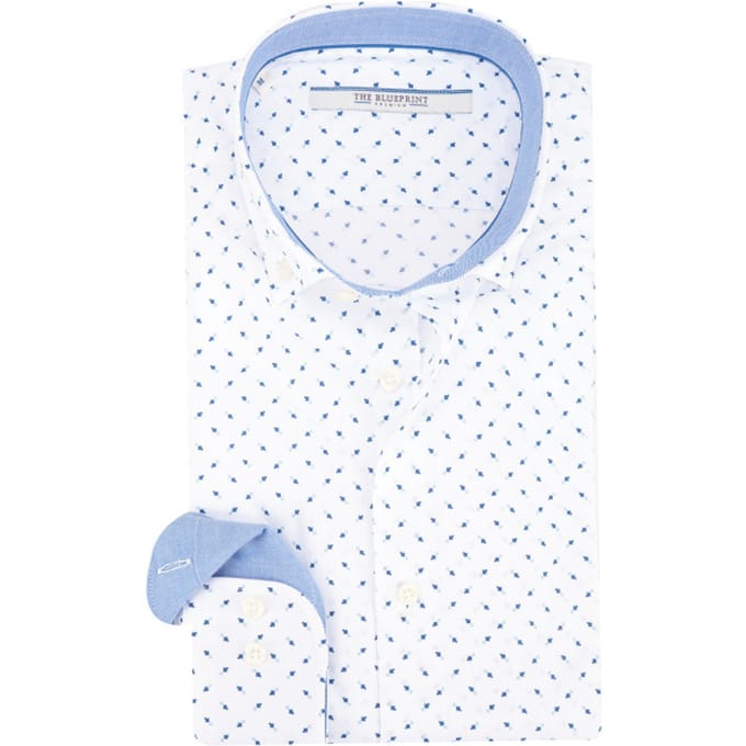 The Blueprint trendy overhemd met lange mouwen