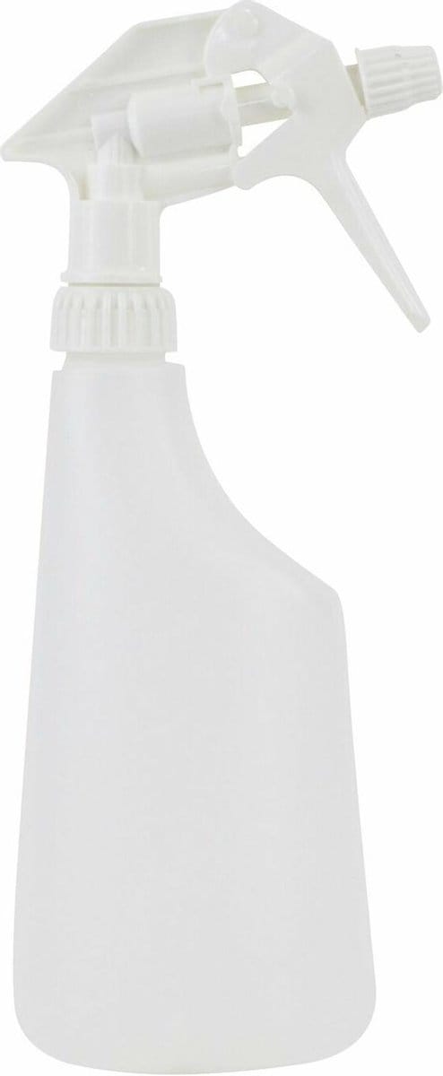 Sprayflacon met sprayer, schaalverdeling 600 ml transparant