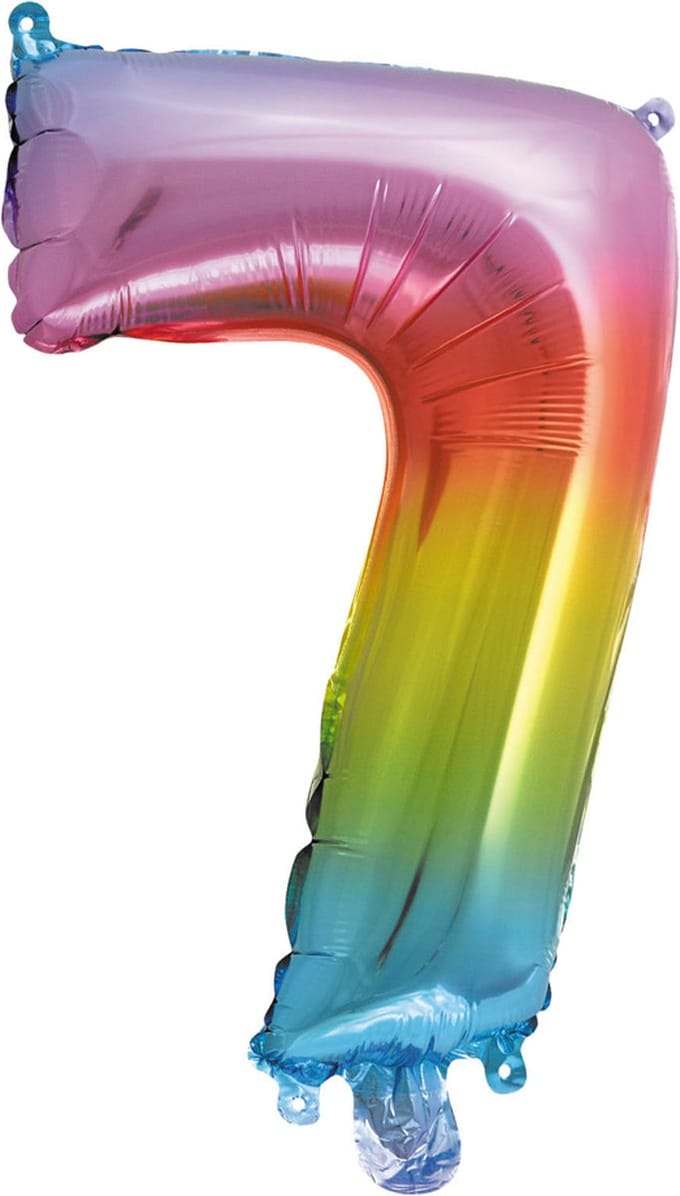Folieballon 16" nmr. 7 - Regenboog