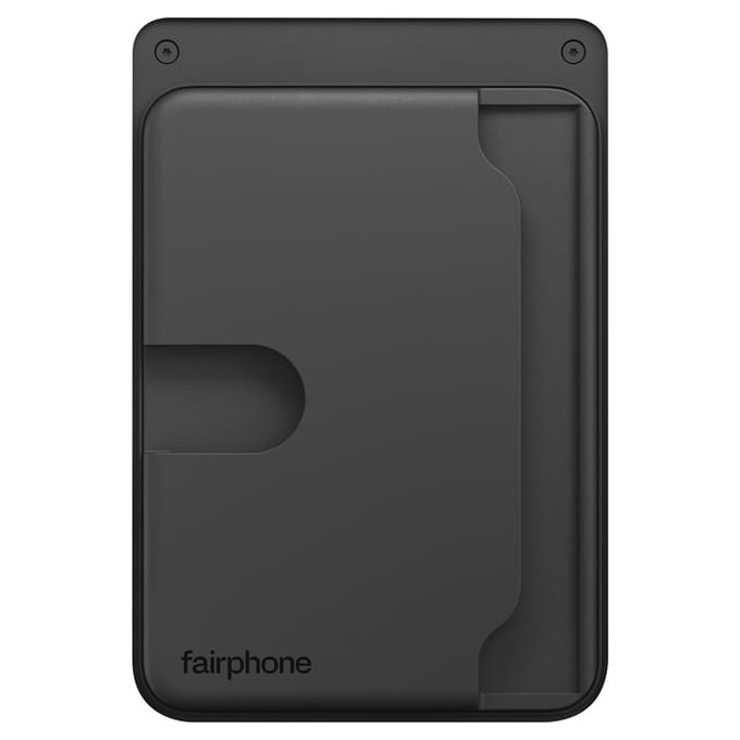 Fairphone 6 / 6+ Duurzame Kaarthouder voor Drie Pasjes Zwart