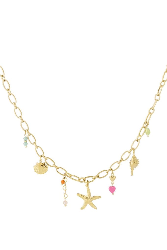 Coastal Treasure ketting - Goudkleur /