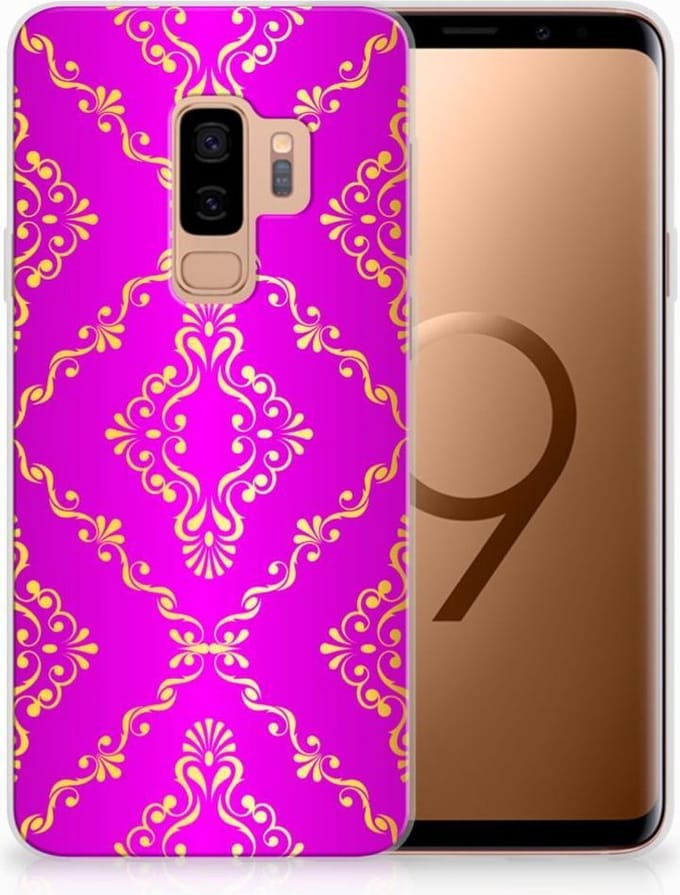 Siliconen Hoesje Samsung Galaxy S9 Plus Barok Roze