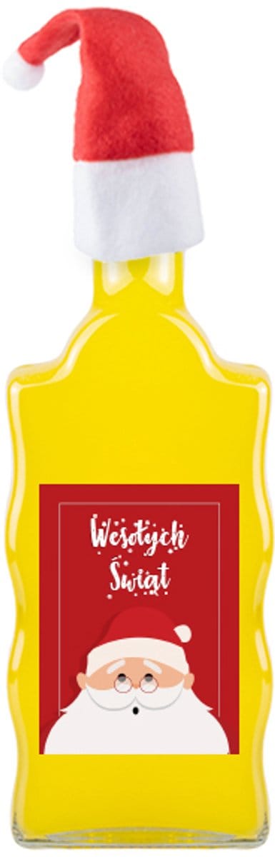 Bimberek - Fala Fles Set - 500ml - Kerstetiket - Muts