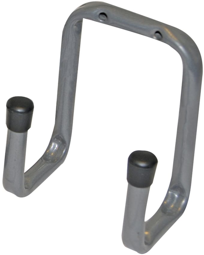 Fixman Dubbele opberghaak - staal - roestbestendig - 7 cm - klein