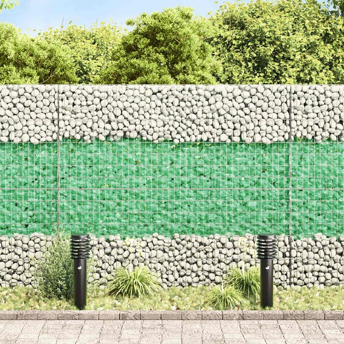 vidaXL Tuinstenen Lichtgroen 12 cm Glas
