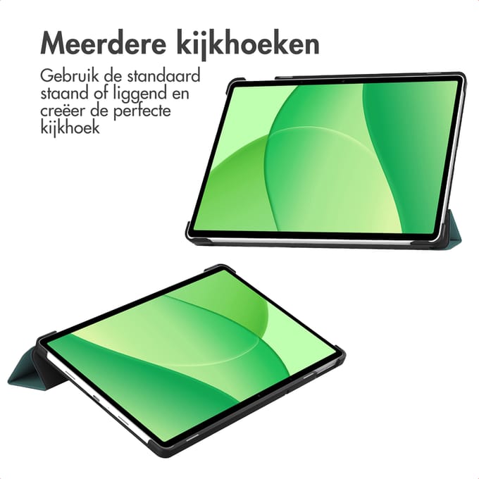 imoshion Tablet Hoes - Geschikt voor OnePlus Pad Lite - Trifold Bookcase - Donkergroen