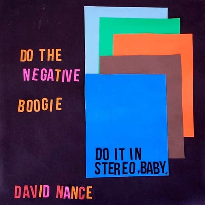 Do The Negative Boogie - David Nance