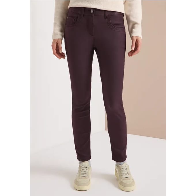 Broek in lederlook