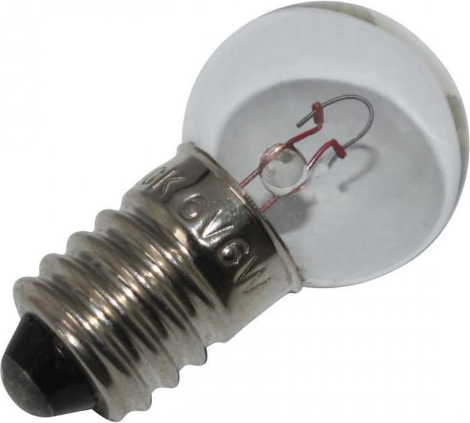 Ampoule Générique pour moto E10 6V 0.6W à vis Neuf