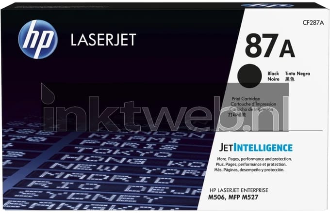 Tonercartridge hp cf287a 87a zwart