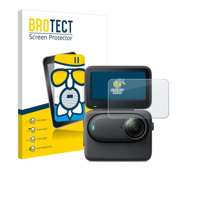 BROTECT - Screenprotector voor Insta360 Go 3S - Folie Beschermfolie Beschermglas matte