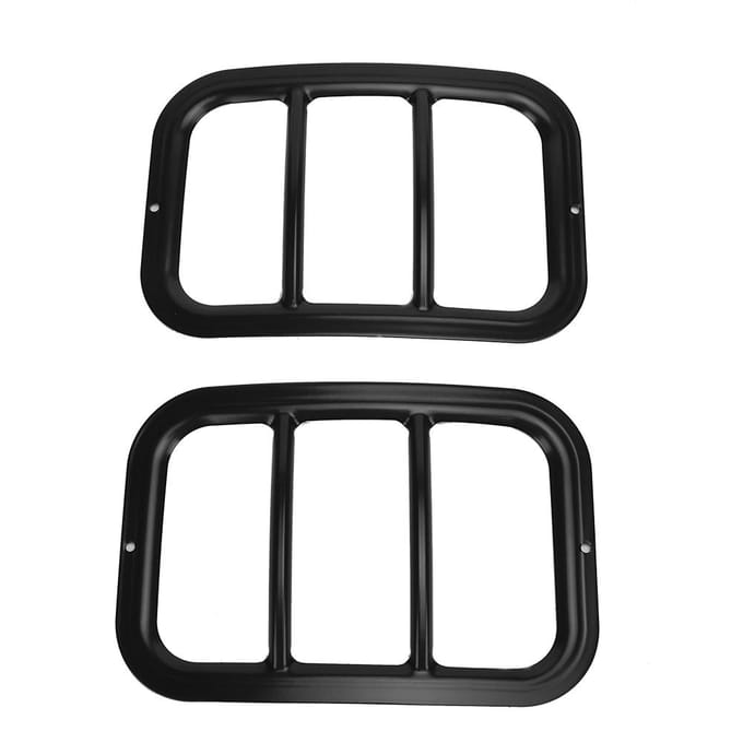 2 stuks achterbumper mistlamp licht frame afdekking past voor Jeep Wrangler 20072018 black