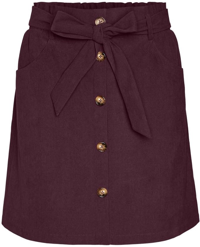 Vero Moda Curve Rok VMCVILJA High waist Korte Corduroy rok