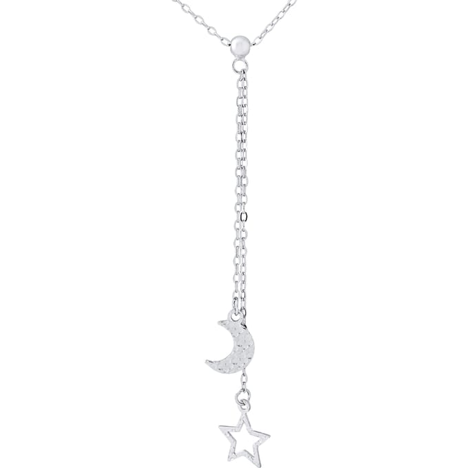Star Necklace en Silver Moon 925