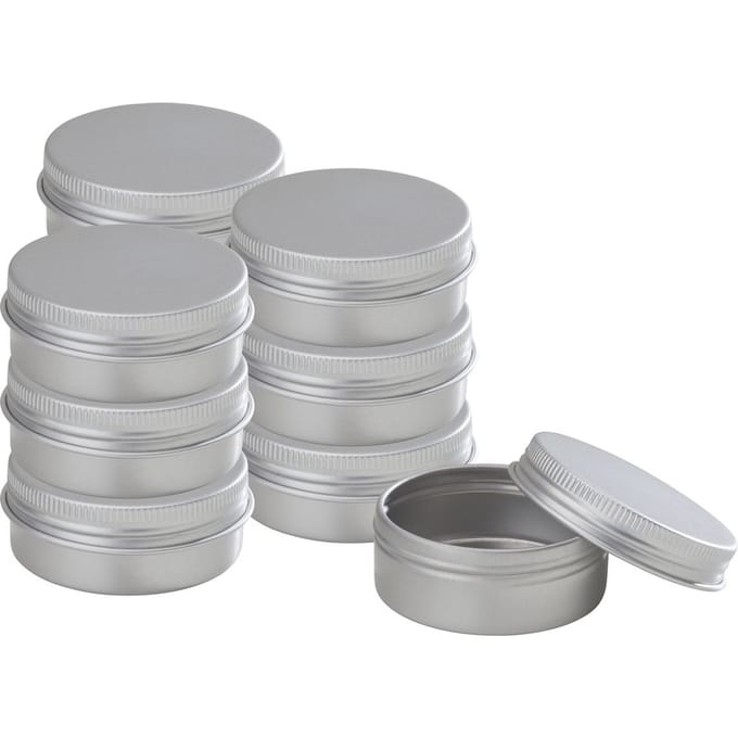 VBS Crème pot "Rond" - 20 ml, 10 stuks