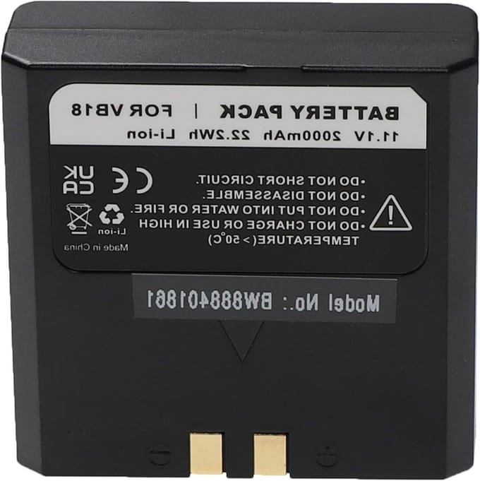 Camera Accu - Vervangende Batterij - Flitser Gebruik - Hoge Capaciteit - 2000mAh 111V - Zwart