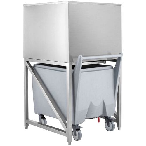 GGM Gastro Eisvorratsbehälter - 250 kg - inkl. Transportwagen - für Eisbereiter EWI212VHN, EWI403VHN, EWMI335, FEI220 & FEI220N Zilver