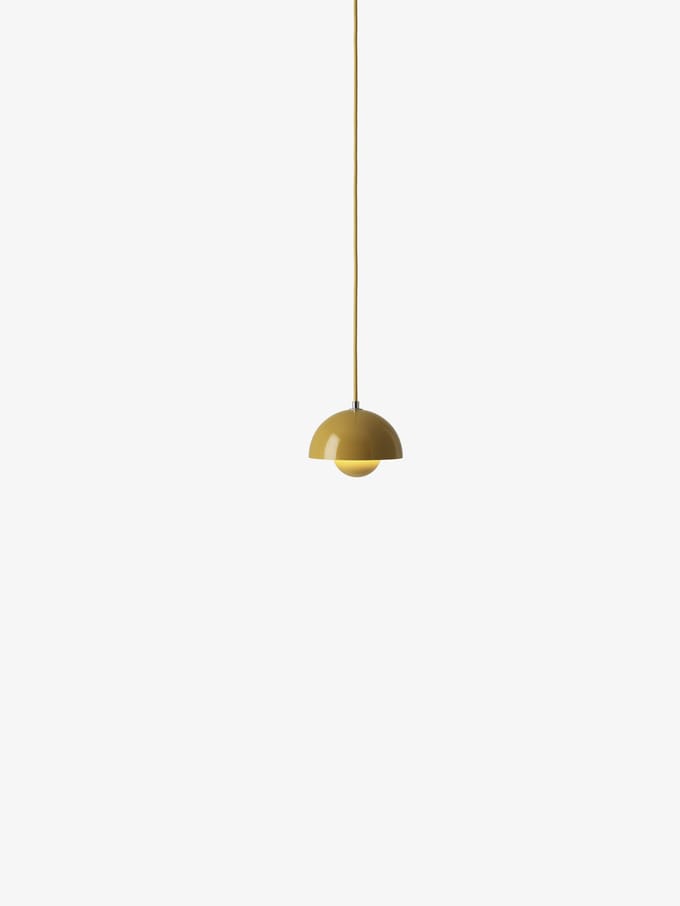 &Tradition Flowerpot VP10 Hanglamp Mosterdgeel