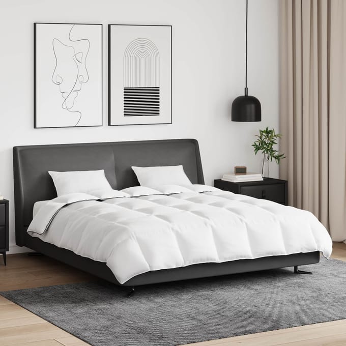 vidaXL - Winter - Duvet - met - kussen - 3 - st - Wit - Donsveer