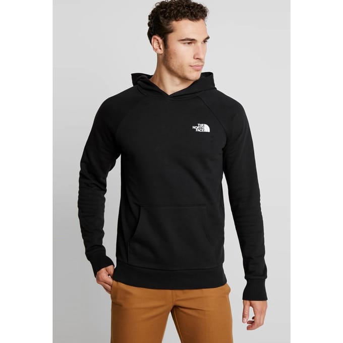 The North Face Heren Reglan Red Box Hoodie in Zwart