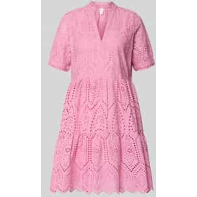 Mini-jurk met ajourwerk model 'Holi'