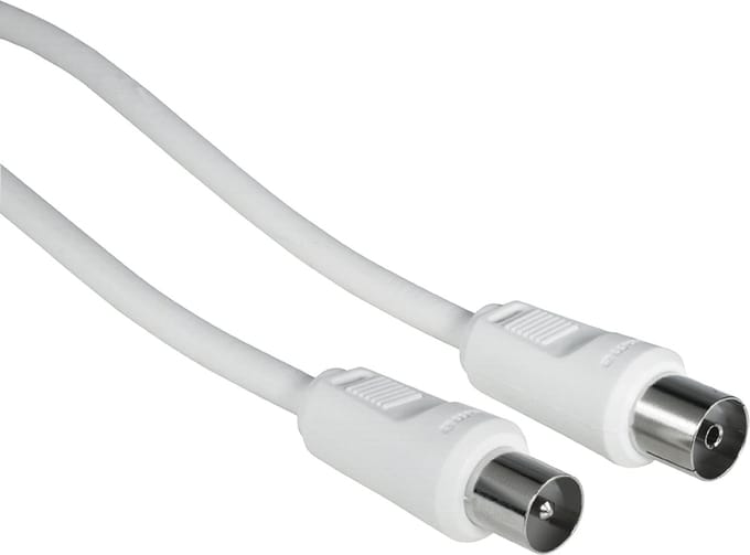 Hama 00011993 coax-kabel 1,5 m Wit
