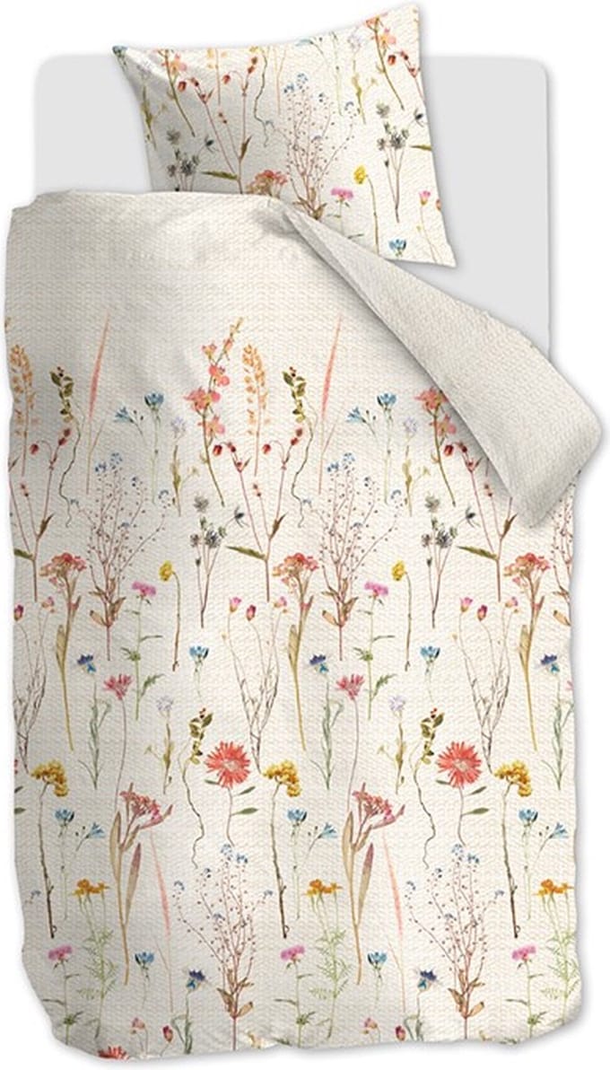 Ariadne at Home dekbedovertrek Flowered - 140 x 200/220 cm - off-white