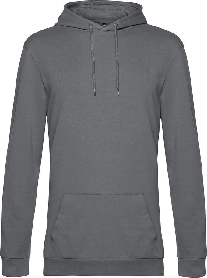B&C Heren Hoodie (Olifant Grijs)