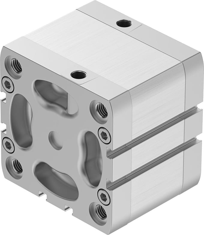 Festo Compacte Cilinder 80mm Boring 25mm Slag ISO 21287 Dubbelwerkend - 572730 - P2BTE
