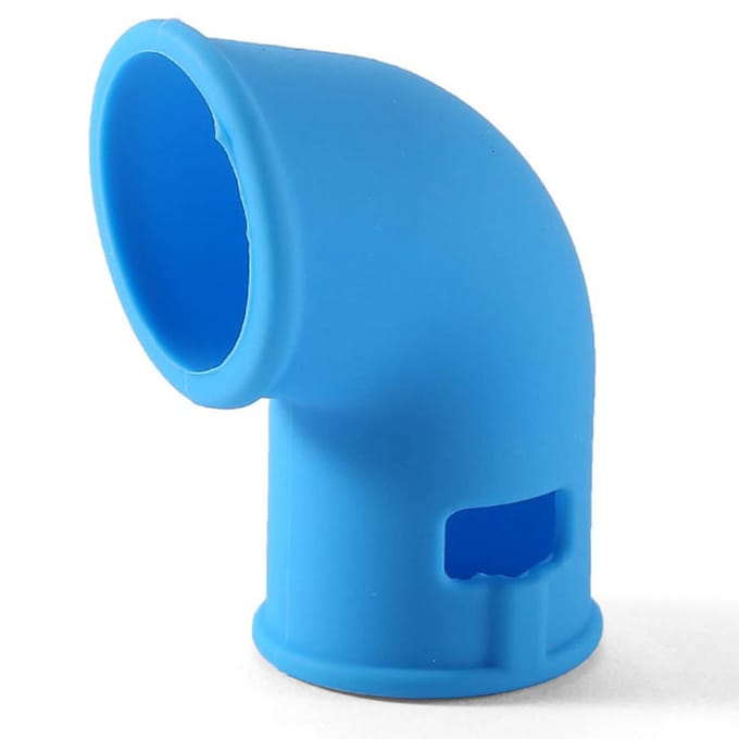 Tuyau d'échappement d'autocuiseur Silicone résistant aux hautes températures Déviateur d'autocuiseur Drainage de la pression blue