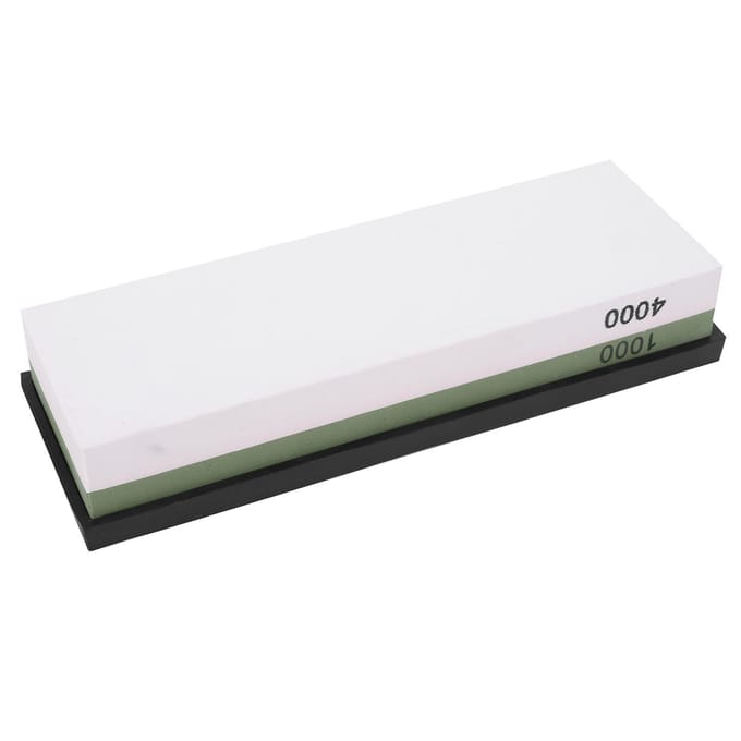 Messenslijpsteen Wit Gesmolten Alumina Thuis Dubbelzijdig met Basis 1000 4000 Korrel gray