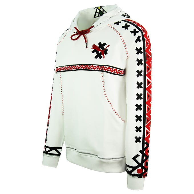 Puma x Jahnkoy Graphic Pullover Lange Mouw Wit Heren Hoodie 596680 02
