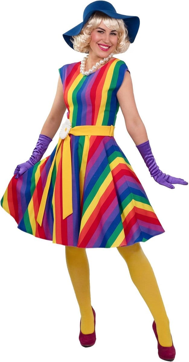 Jurk Regenboog Roxy - Maat 34