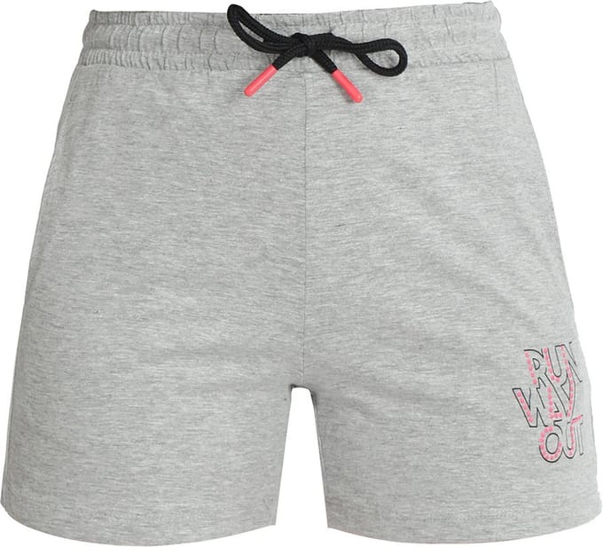 Damesshort Athl. Dpt Bergamo Melange Grijs - S
