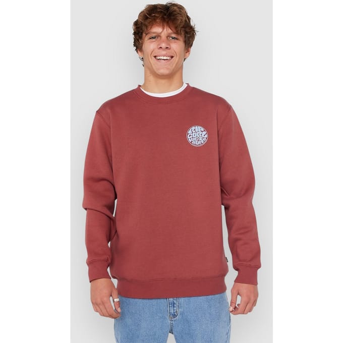 Rip Curl Wetsuit Icon Crew Sweater rood
