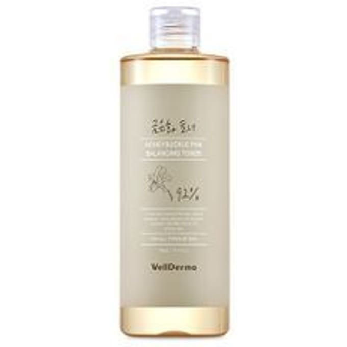 WellDerma - Honeysuckle PHA Balancing Toner 500ml