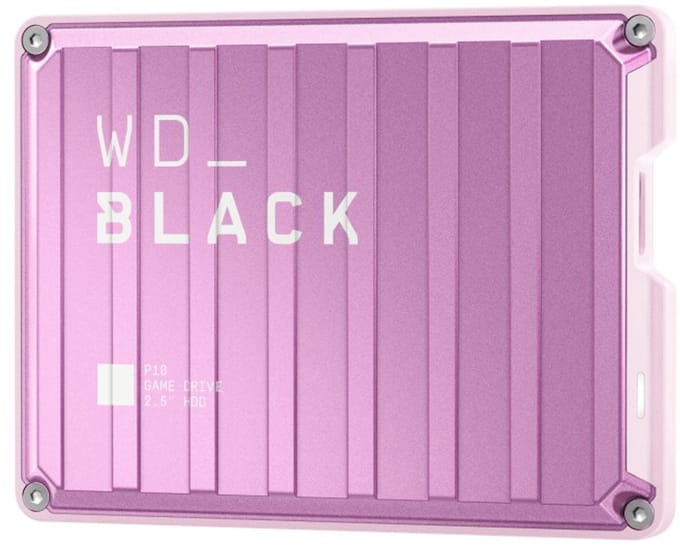 WD _BLACK P10 Game Drive - 2TB - External Hard drive - Pink