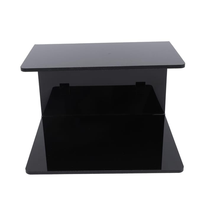 Support d'extension de cils en acrylique, support pour coussin de greffe de cils noir