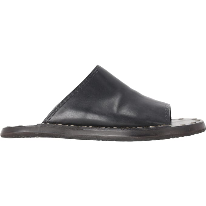 See by Chloé Studded Slide Sandalen in Zwart Leer