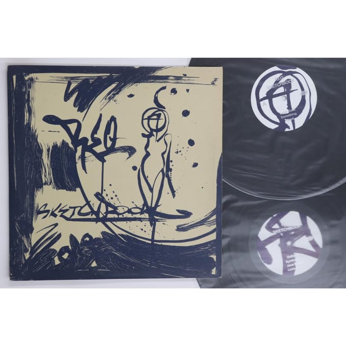 LP Plaat REQ Schetsboek WARPLP89 WARP 2002 VK Dans Electronica Gebruikt gray